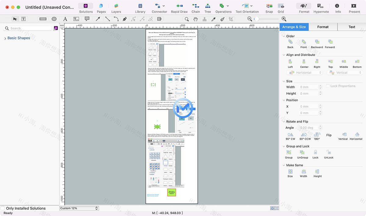 ConceptDraw DIAGRAM For Mac v18.0.0.548矢量图形设计软件